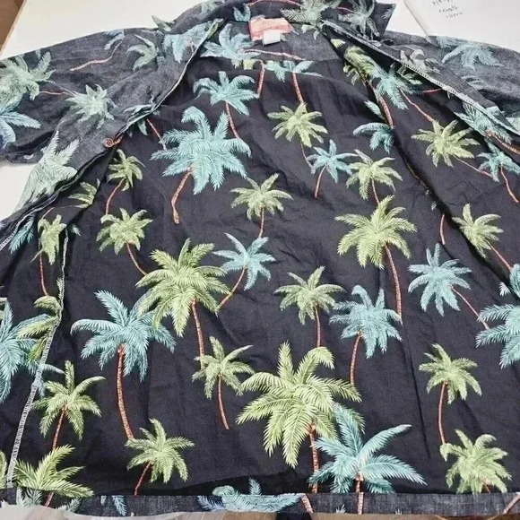 Vintage RJC Made in Hawaii Inside Out  Hawaiian Shirt Men's L 2739 - Picture 4 of 8